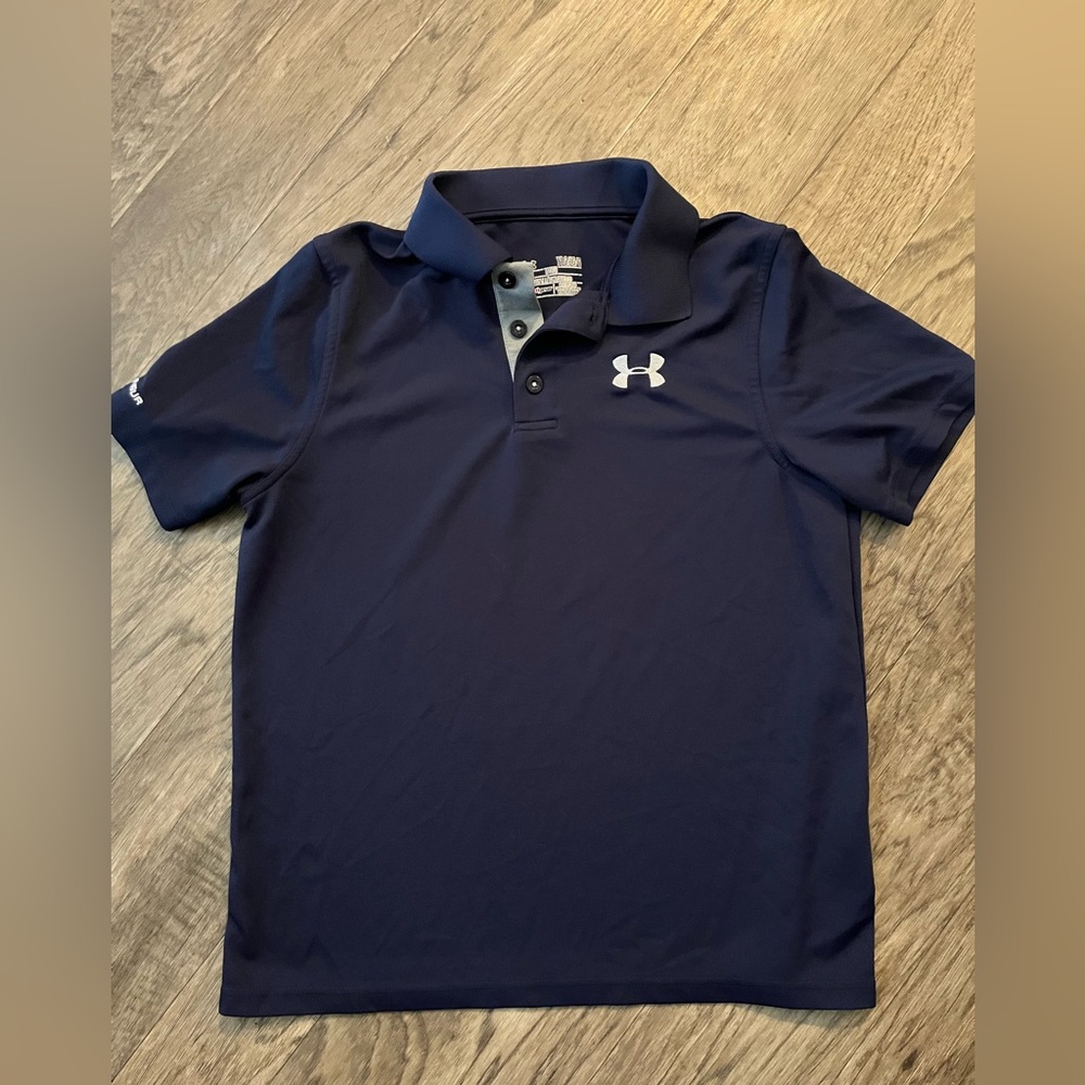 Under Armour Blue Polo Shirt